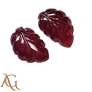 Rubí natural tallado en cristal rojo, talla en intaglio, piedra preciosa suelta, precio mayorista de fabricante para fabricación de joyas, calibrado. - Product Image 3