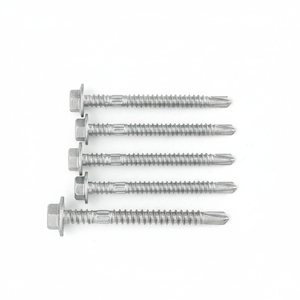PDC Self-Drilling Screws Washer Head Zinc/Hot-Dip Galvanized Carbon Steel Metric/Inch Standard Thread - Product Image 1