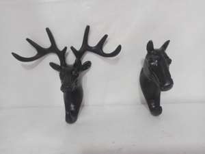 Cast Aluminum Deer Head Wall Hook Decorative Animal Head <b>Hanger</b> <b>for</b> Bathroom <b>Door</b> And Entryway Mounting At Cheap Price - Product Image 6