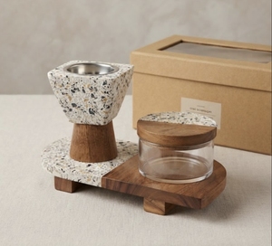 Quemador de incienso Mubkhar Bakhoor de madera hecho a mano, tallado con forma de camello, soporte árabe para Oud, fragancia para el hogar - Product Image 6
