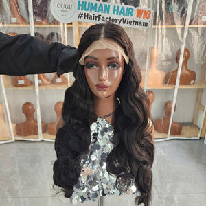 Peluca de Cabello Ondulado con Frente de Encaje Transparente, Peluca Vietnamita de Gran Longitud - Product Image 3
