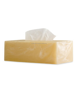 Boîte à mouchoirs en résine rectangulaire moderne faite à la main, porte-serviettes tourbillonnant orange pour cuisine, salle à manger, porte-mouchoirs en papier - Product Image 4