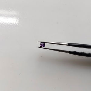 Cuarzo Amatista Africana Natural, Corte Princesa Cuadrado de 2.5MM, Color Púrpura, Gemas Sueltas de la Mejor Calidad para Joyería - Product Image 1