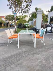 Juego de Comedor de Ratán Sintético para Exteriores PRCF-034 con Estructura de Aluminio, Muebles de Jardín - Product Image 4