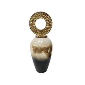 Urne funéraire en métal indienne, pot en métal moderne et unique, pot en métal attrayant, meilleure qualité - Product Image 5