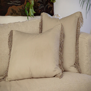 Bullion Fringe Blue Vine <b>Cushion</b> <b>Cover</b> 40x60cm - Product Image 5