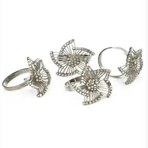 Manufacturer Brass Napkin Ring Holder for <b>Dining</b> <b>Table</b> Top Quality Brass <b>Butterfly</b> Gingko Shape Napkin Ring - Product Image 2