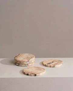 Ensemble de sous-verres en travertin de haute qualité pour les cafés, les hôtels, les restaurants et les accessoires de table pour l'hôtellerie - Product Image 5