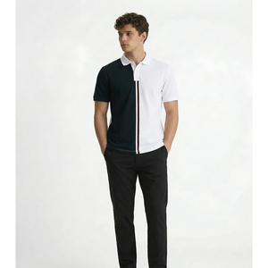 Polo de golf en gros personnalisé avec logo brodé – Polo de sport vierge pour homme, idéal pour le travail et les équipes, haut de gamme, à manches courtes - Product Image 3