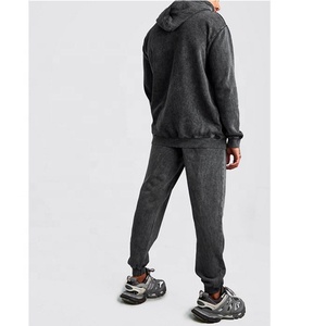 winter sweatsuit <b>men</b> velvet <b>tracksuits</b> two piece set jogging suit <b>velour</b> sweat suit <b>men</b> with stitched logo - Product Image 2
