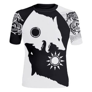 เสื้อแรชการ์ด OEM ขายส่ง แบบกำหนดเองได้ สำหรับทุกเพศ ป้องกันรังสียูวี UPF 50  ระบายอากาศ ป้องกันกลิ่น ทรงเข้ารูป ผลิตจากโพลีเอสเตอร์ ผลิตจากโรงงาน ขายส่ง OEM - Product Image 5