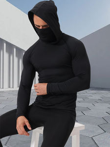 Camiseta Deportiva de Compresión para Hombre, Protección UV UPF50+, Poliéster y Elastano, para Escalada, Running, Gimnasio, Ciclismo - Product Image 5