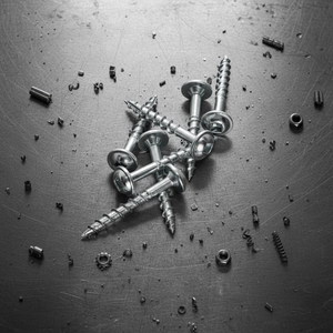 Tornillo para madera de cabeza alomada, métrico/pulgadas, autorroscante, Phillips/Pozi Drive, de acero al carbono o acero inoxidable, zincado/niquelado, rosca gruesa - Product Image 1