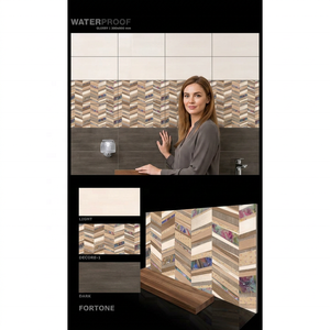 Vistaar Company 12x24 30x60cm 300x600mm Digital Glazed Glossy Finish Ceramic Interior Wall <b>Tile</b> Building Material wall <b>tile</b> mold - Product Image 2