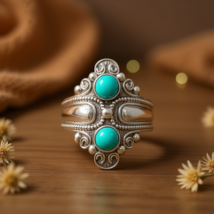 <b>Turquoise</b> Fashion <b>Ring</b> 6.0 Grams - Product Image 3