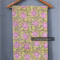 Couverture pour garçons en tissu floral 100% coton pur, teinture naturelle, imprimé au bloc artisanal de haute qualité, écologique, biologique, légère et respirante