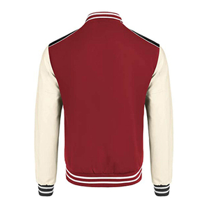 Fabricant de vestes universitaires personnalisées OEM, fournisseur de vestes Letterman avec étiquette personnalisée du nom de l'équipe, commande en gros - Product Image 2