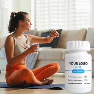 Op voorraad, op maat gemaakte 12mg supplement voor menselijke ontworming & spijsverteringsgezondheid - Detox ondersteuning & dagelijkse spijsverteringsbalans (100 stuks) - Product Image 5