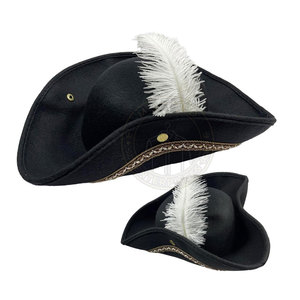 Sombrero Tricornio de Alta Calidad, Ligero y Ecológico, con Ala Curvada y Adorno Decorativo, en Tela de Algodón y Lino Suave para Actividades al Aire Libre - Product Image 4