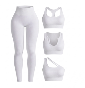 Ensemble de vêtements de yoga sans coutures pour femmes, ensemble de soutien-gorge de yoga premium, vêtements de sport pour femmes, vêtements de fitness pour entraînements intenses et style de vie actif - Product Image 6