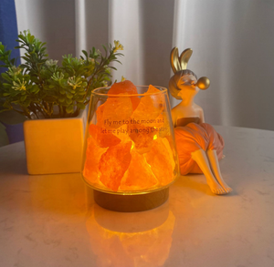 Lámparas de Sal del Himalaya de Cristal de Roca con Aroma, Decoración Creativa, Venta al por Mayor - Product Image 2