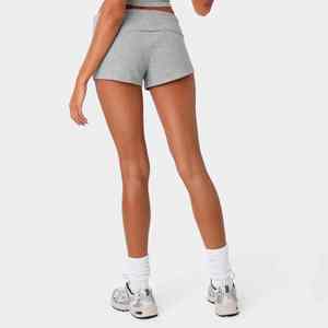 Pantalones Cortos Deportivos de Cintura Alta con Tecnología de Secado Rápido y Control de Abdomen para Mujer - Product Image 3