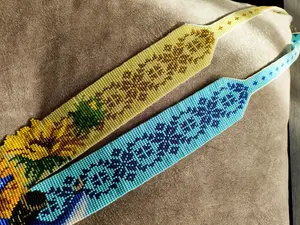 Ensemble de bijoux bohèmes pour femmes TOP HIGH, collier en perles de verre épaisses, style bohème, pour l'été, la plage, les mariages - Product Image 5