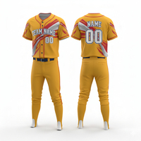 Tissu respirant, léger, coupe confortable, uniforme de baseball unisexe, idéal pour les vêtements de sport