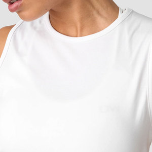 Nueva Camiseta Deportiva para Mujer, Diseño de Espalda Descubierta, Ajuste al Cuerpo, Alta Elasticidad, Poliéster y Spandex, Transpirable, Personalizable - Product Image 4