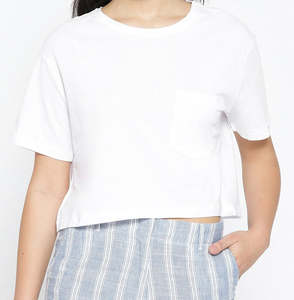 Camisetas Cortas al por Mayor para Mujer con Impresión de Logotipo Personalizado - Product Image 5