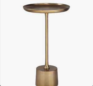 Decor Must Have Modern <b>Side</b> <b>Table</b> With <b>Round</b> Top And Decorative Base For Living Room Furniture - Product Image 1