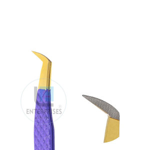 Pince à épiler pour extensions de cils en acier inoxydable de qualité supérieure, faible MOQ, vente en gros - Product Image 5