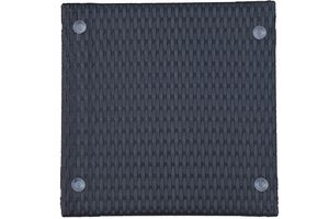 RK00019 Moderno Juego de Muebles de Jardín de Mimbre de Alta Calidad de 3 Piezas, Elegante Sillón Mecedor de Ratán para Patio, Muebles de Exterior de Acero con Vidrio Templado - Product Image 6