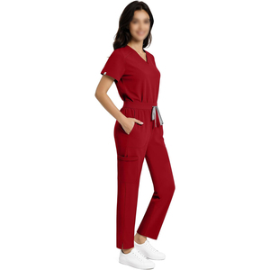 Conjunto de Uniformes Médicos para Mujer, Elástico en 4 Direcciones, Transpirable, que Absorbe la Humedad, Estilo Jogger - Product Image 2