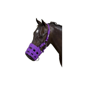 Nuevo Muzzle de Cuero de la Mejor Calidad para Caballos con Base de Goma y Correa de Cuello con Clip - Product Image 1