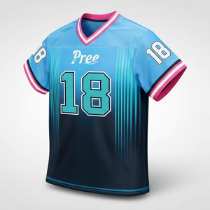 Maillot de football américain personnalisé en polyester léger, respirant, à séchage rapide, uniforme d'entraînement et de match pour équipe sportive, vente en gros - Product Image 5