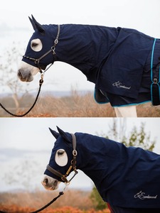 Couverture d'extérieur pour cheval durable et imperméable avec cache-cou amovible - Product Image 5