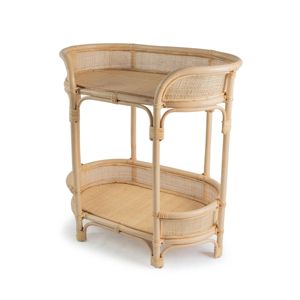 Party decor essentials premium rattan <b>bar</b> trolley carts small size food & wine serving cart - Product Image 6