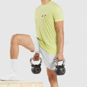 Camisetas de Gimnasio Personalizadas para Hombre, Nueva Llegada, Mejor Calidad, Corte Regular, Impresas, Secado Rápido, Transpirables, Ecológicas, para Venta en Línea - Product Image 2