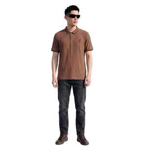 Polo pour homme, vêtement pratique, tendance, décontracté, simple, respirant, design ajusté, performance durable, matériau robuste, Solid Trader - Product Image 1
