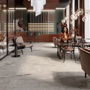Azulejo de Porcelana Premium de 600x1200mm con Superficie Tallada, Aislamiento Térmico, Material para Paredes Decorativas de Hoteles Modernos y de Lujo - Product Image 1