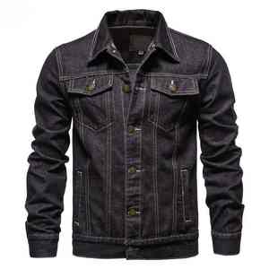 Chaqueta vaquera informal de estilo moderno para hombre, con efecto desgastado, estilo deportivo, tipo camionero. - Product Image 4