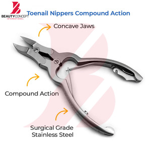 2026 Meilleur prix : Ensemble d'instruments de podologie pour chiropodiste, comprenant un kit de limes à ongles et un coupe-ongles épais à ressort pour ongles incarnés - Product Image 2