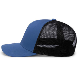 Gorra Trucker de Malla Azul, 6 Paneles, Ajustable, Unisex, Casual, Transpirable, para Primavera/Verano, Talla Adulto - Product Image 2