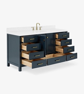 Mueble de Baño Abigail de 66 Pulgadas con Lavabo Individual, Directo de Fábrica, Solo 7 Opciones de Acabado, Directo de Fábrica Vietnam - Product Image 4
