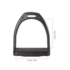Estribos de equitación de alta calidad, ligeros y seguros, con sistema de liberación rápida, tipo inglés. - Product Image 3