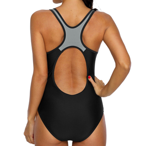 Stylish Design Women One-piece High Cut Swimsuit Front Lightweight Eco-Friendly Spandex/Nylon Hot Sale Anti Wrinkle Comfortable - Product Image 5