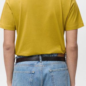 Servicio OEM de diseño con costuras de alta calidad, color sólido, material 100% algodón, corte holgado para hombre, diseño elegante a precio económico. - Product Image 6