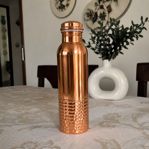 Botella de Agua de Cobre Puro, Reutilizable, a Prueba de Fugas, 1L, Botella Ayurvédica de Cobre, Ecológica, para Venta al Por Mayor - Product Image 3