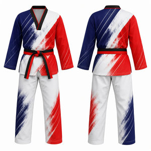 Uniforme de Taekwondo léger pour enfants et adultes, Kimono de karaté pour étudiants, tenue d'entraînement d'arts martiaux ultra légère - Product Image 4